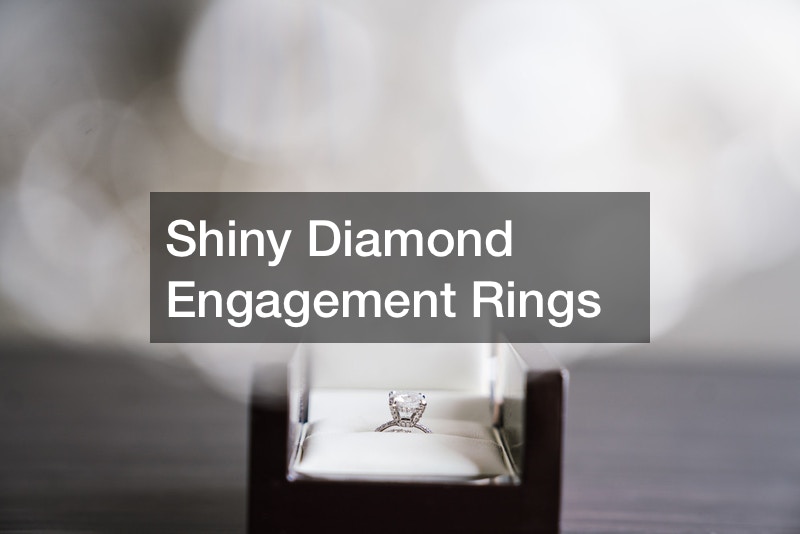 Shiny Diamond Engagement Rings