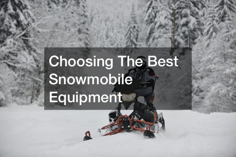 Choosing The Best Snowmobile Equipment Online Shopping Tips