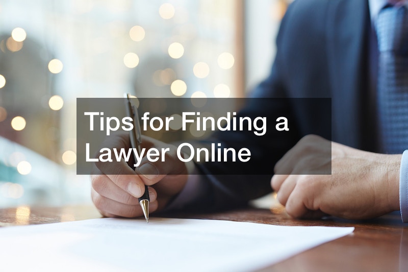 Tips for Finding a Lawyer Online